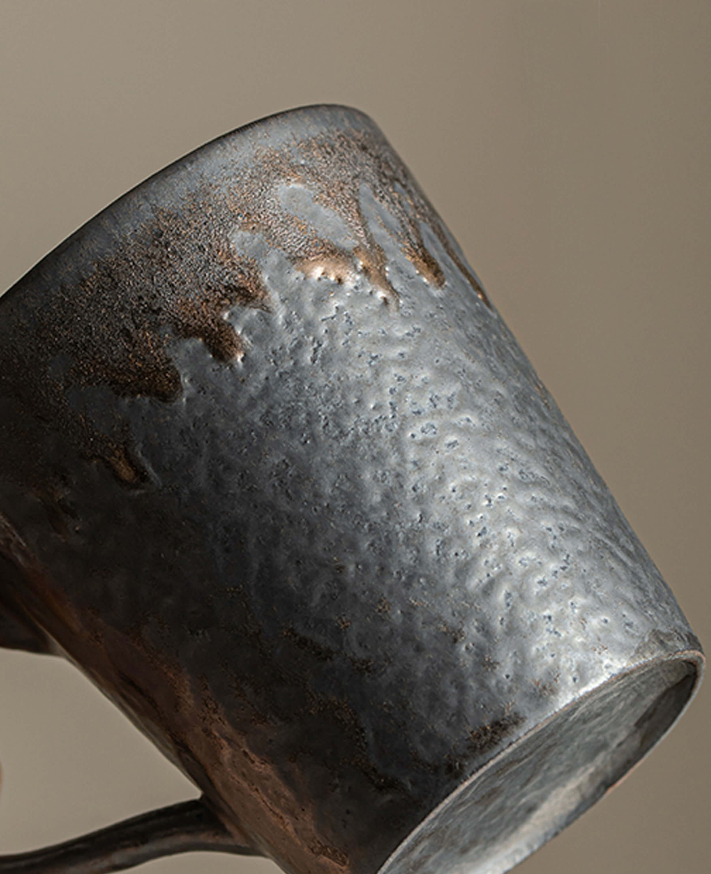 rustglow cove rustic glaze detail showing natural texture